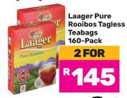 Laager Pure Rooibos Tagless Teabags-For 2 x 160 Pack