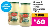Crosse & Blackwell Tangy Mayonnaise-For 2 x 750g