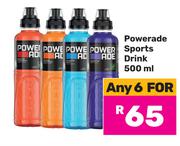 Powerade Sports Drink-For 6 x 500ml