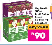 Liqui Fruit 100% Fruit Juice Blend Assorted-For 2 x 6 x 200ml