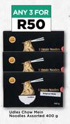 Udles Chow Main Noodles Assorted-For Any 3 x 400g