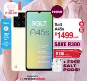 Salt A45s Smartphone With Dual Sim & Free Salt Pods (Network Locked)
