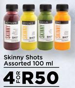 Skinny Shots Assorted-For 4 x 100ml