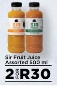 Sir Fruit Juice Assorted-For 2 x 500ml