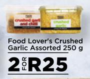 Food Lover's Crushed Garlic Assorted-For 2 x 250g
