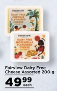 Fairview Dairy Free Cheese Assorted-200g Each