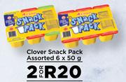 Clover Snack Pack Assorted-For 2 x 6 x 50g