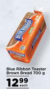 Blue Ribbon Toaster Brown Bread-700g Each