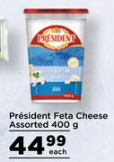 President Feta Cheese Assorted-400g Each