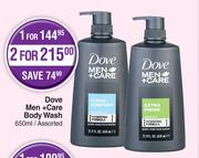 Dove Men + Care Body Wash Assorted-650ml