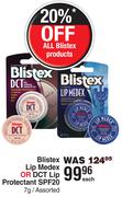 Blistex Lip Medex Or DCT Lip Protectant SPF20 Assorted-7g Each