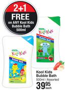 Kool Kids Bubble Bath Assorted-500ml Each