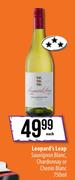 Leopard's Leap Sauvignon Blanc, Chardonnay Or Chenin Blanc-750ml Each