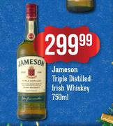 Jameson Triple Distilled Irish Whiskey-750ml