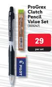 Pilot Pro Grex Clutch Pencil Value Set-Per Set