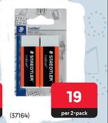 Staedtler Eraser-Per 2 Pack