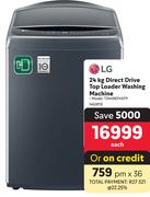 LG 24Kg Direct Drive Top Loader Washing Machine T24H9EFHSTP 