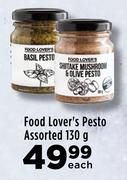 Food Lover's Pesto Assorted-130g Each