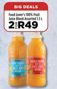 Food Lover's 100% Fruit Juice Blend Assorted-For 2 x 1.5L