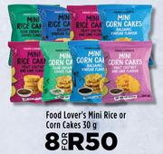 Food Lover;s Mini Rice Or Corn Cakes-For 8 x 30g