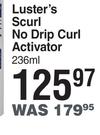 Luster's Scurl No Drip Curl Activator-236ml