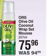 ORS Olive Oil Coconut Wrap Set Mousse-207ml