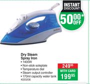 Sunbeam Dry Steam Spray Iron