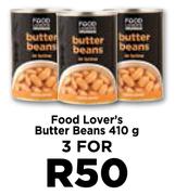 Food Lover's Butter Beans-For 3 x 410g