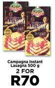Campagna Instant Lasagna-For 2 x 500g