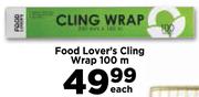 Food Lover's Cling Wrap-100m
