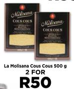 La Molisana Cous Cous-For 2 x 500g
