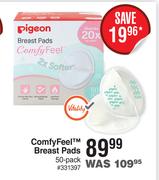 Pigeon ComfyFeel Breast Pads-50 Per Pack