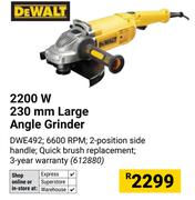 DeWalt 2200W 230mm Large Angle Grinder 612880