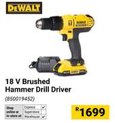 DeWalt 18V Brushed Hammer Drill Driver 850019452