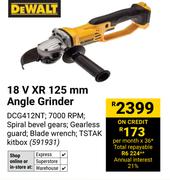 DeWalt 18V XR 125mm Angle Grinder 591931
