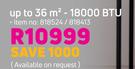 Samsung Up To 36 Sqm-18000 BTU