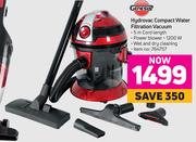 Genesis Hydrovac Compact Water Filtration Vacuum