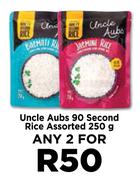 Uncle Aubs 90 Second Rice Assorted-For Any 2 x 250g