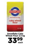Snowflake Cake Wheat Flour-2.5kg Each