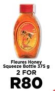 Fleures Honey Squeeze Bottle-For 2 x 375g