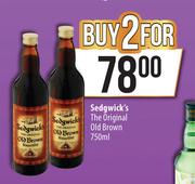 Sedgwick's The Original Old Brown-For 2 x 750ml