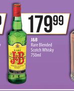 0J&B Rare Blended Scotch Whisky-750ml