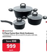 Bennett Read 6 Piece Fusion Non Stick Cookware