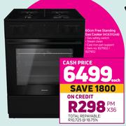 Hisense 60cm Free Standing Gas Cooker HC63112AB