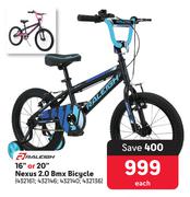 Raleigh 16" Or 20" Nexus 2.0 Bmx Bicycle