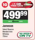 Jameson Select Reserve Blended Irish Whisky-750ml