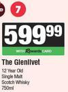 The Glenlivet 12 Year Old Single Malt Scotch Whisky-750ml