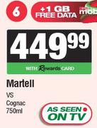 Martell VS Cognac-750ml
