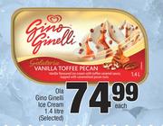 Special Ola Gino Ginelli Ice Cream Selected 1.4Ltr Each m