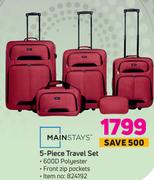 Mainstays 5-Piece Travel Set